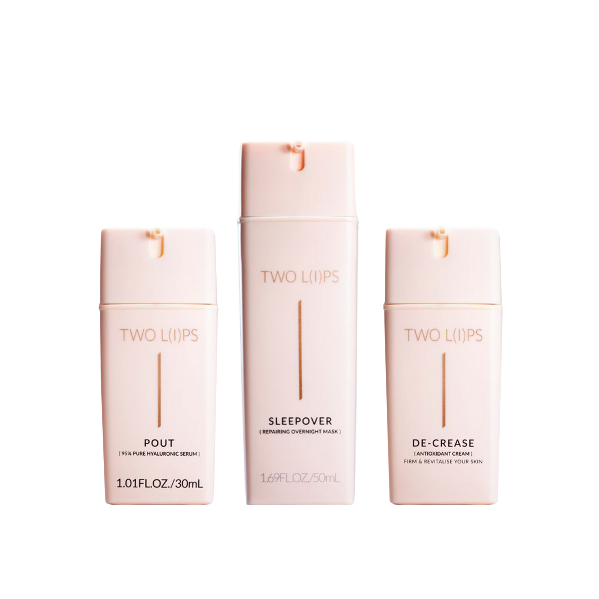 Two Lips Rosebud Kit Pout Sleepover De-crease Strip Singapore